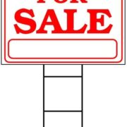 Sign Kit / For SALE - Red/
