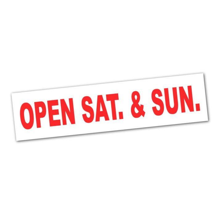 Open Sat & Sun Rider - Red