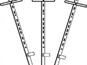 Metal Stake / 4ft. White